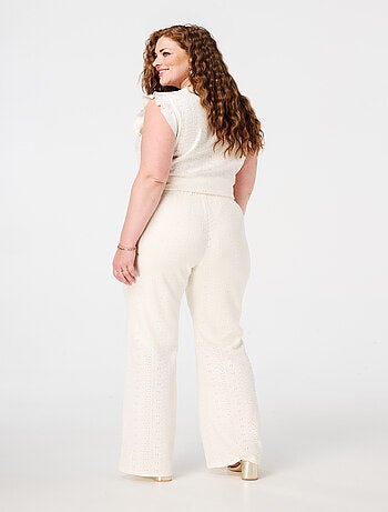 MS MODE Pantalon Pantalon en crochet