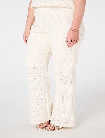 MS MODE Pantalon Pantalon en crochet