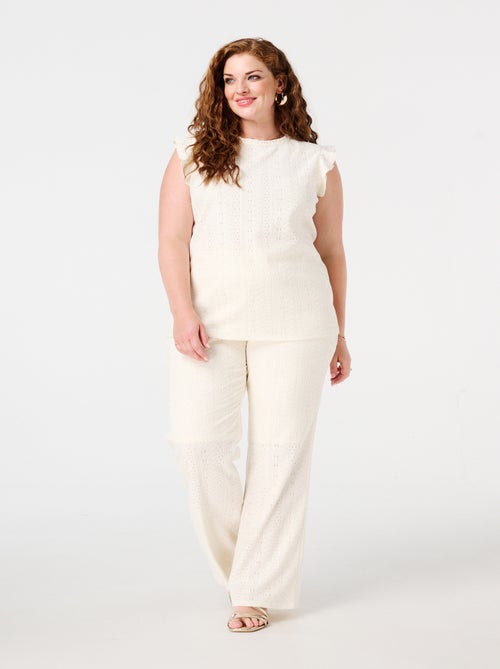 MS MODE Pantalon Pantalon en crochet - Kiabi