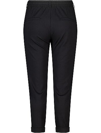Ms Mode Pantalon pantalon fuselé à taille élastique