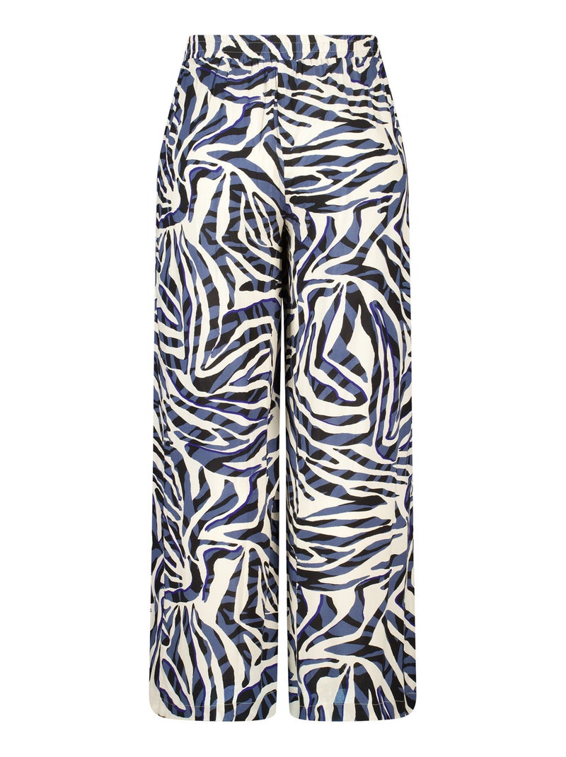 MS MODE Pantalon Pantalon léger imprimé Bleu - Kiabi