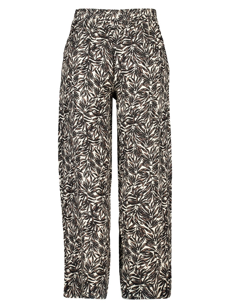 MS MODE Pantalon Pantalon léger imprimé Nude - Kiabi
