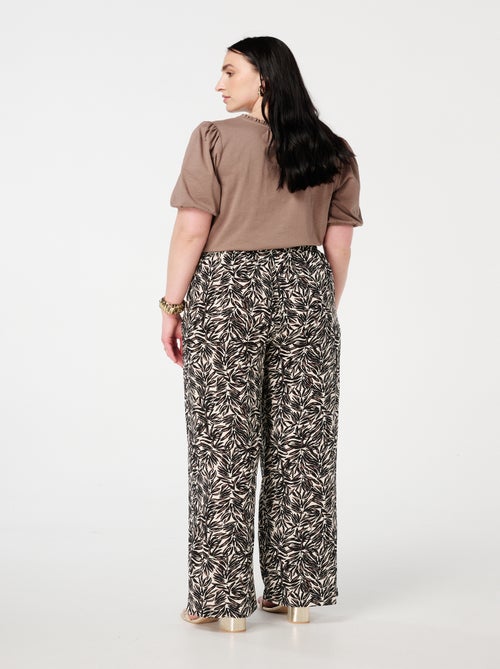 MS MODE Pantalon Pantalon léger imprimé - Kiabi