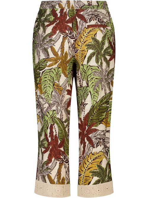 MS MODE Pantalon Pantalon trois quarts avec imprimé - Kiabi MS MODE Pantalon Pantalon trois quarts avec imprimé - Kiabi