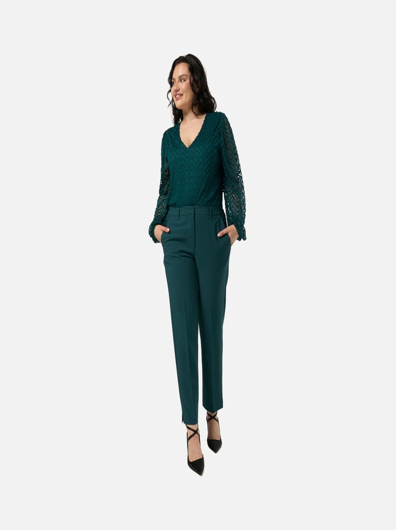 MS MODE Pantalon Pantalon Vert émeraude - Kiabi