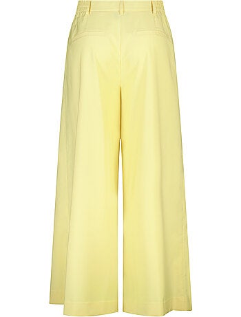 Ms mode pantalon wide leg avec coutures décoratives