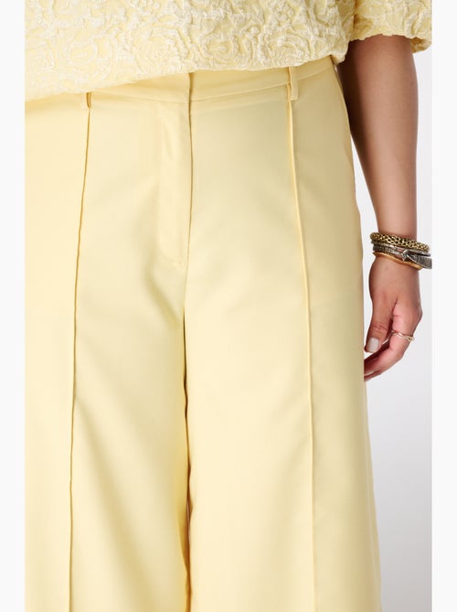 Ms mode pantalon wide leg avec coutures décoratives - Kiabi Ms mode pantalon wide leg avec coutures décoratives - Kiabi