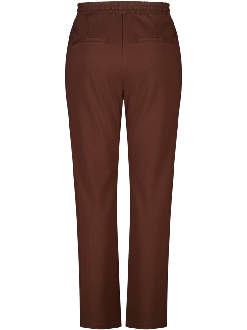 Ms mode pantalon wide leg Marron chocolat - Kiabi