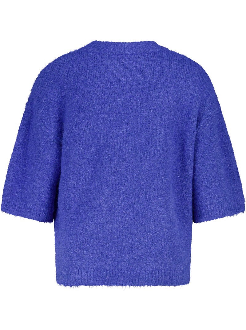 Ms mode pull à manches courtes Bleu cobalt - Kiabi