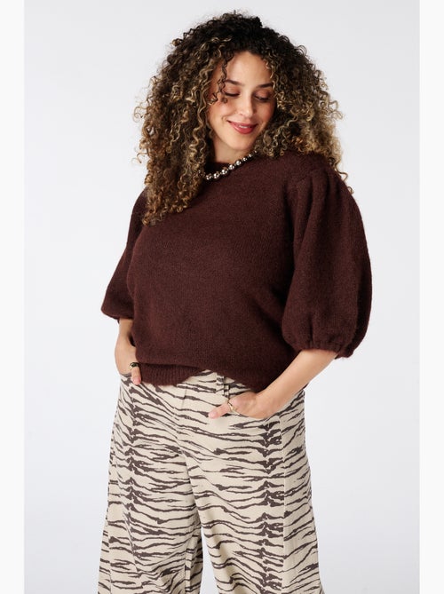 Ms mode pull à manches courtes bouffantes - Kiabi