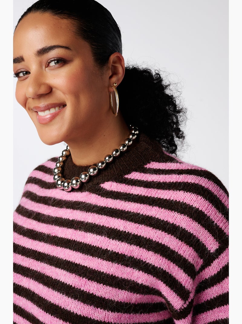 Ms mode pull à manches courtes Rose saumon - Kiabi