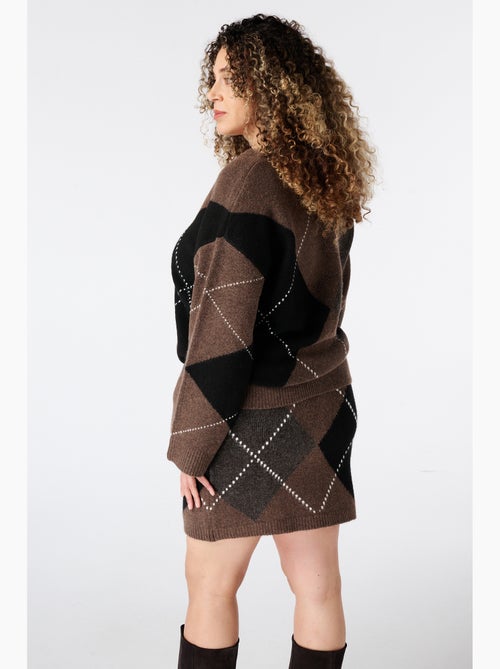 Ms mode pull à motif à losanges - Kiabi Ms mode pull à motif à losanges - Kiabi