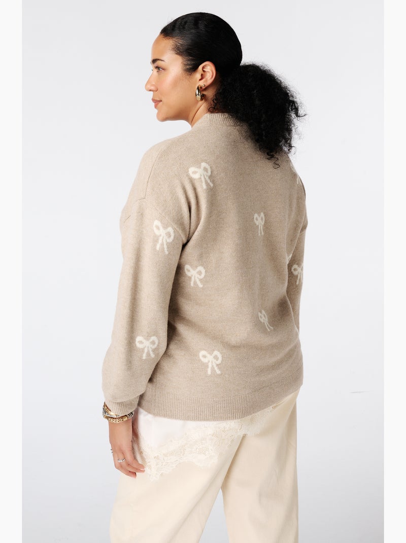 Ms mode pull à motif nœuds Multicolore - Kiabi