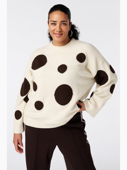 Ms mode pull à pois - Kiabi