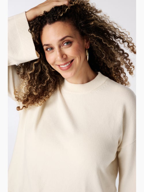 Ms mode pull avec dentelle - Kiabi