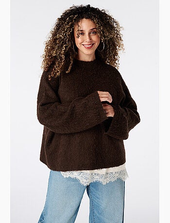 Ms mode pull avec mohair