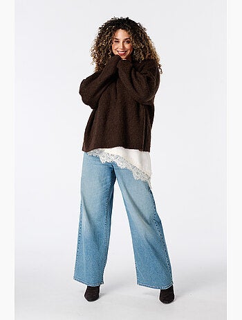 Ms mode pull avec mohair