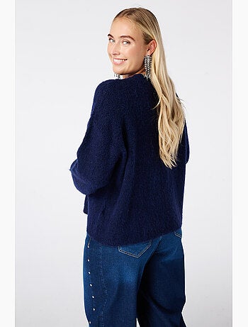 Ms mode pull en mélange de laine d’alpaga