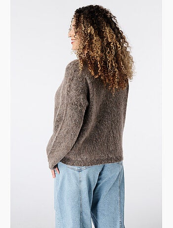 Ms mode pull en mélange de laine d’alpaga