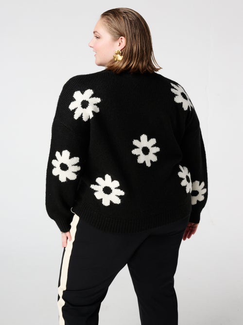 MS MODE Pull Pull à imprimé floral - Kiabi