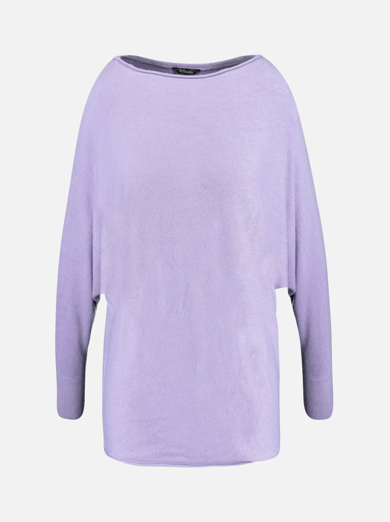 MS MODE Pull Pull à manches chauve-souris Violet clair - Kiabi