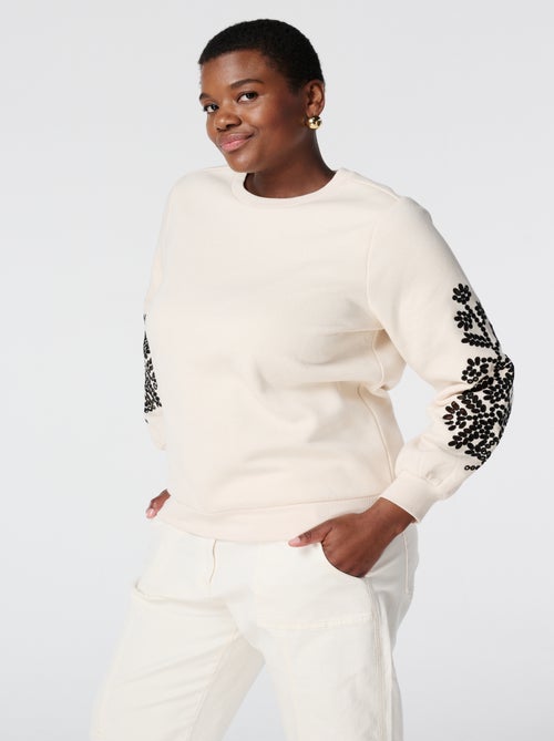 MS MODE Pull Pull avec boutons décoratifs - Kiabi