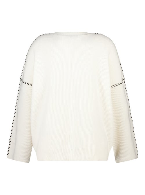 MS MODE Pull Pull avec coutures décoratives - Kiabi