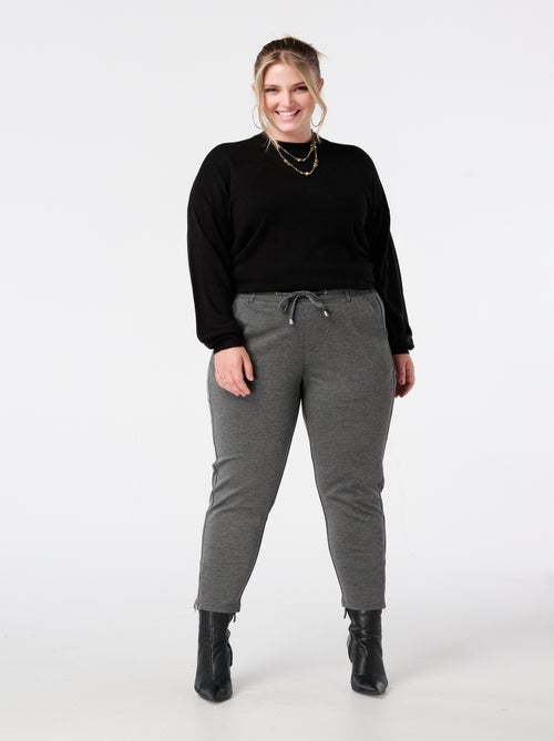 MS MODE Pull Pull en maille fine à manches ballon - Kiabi