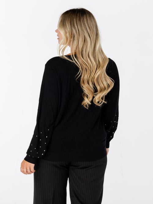 MS MODE Pull Pull fin avec détail scintillant - Kiabi