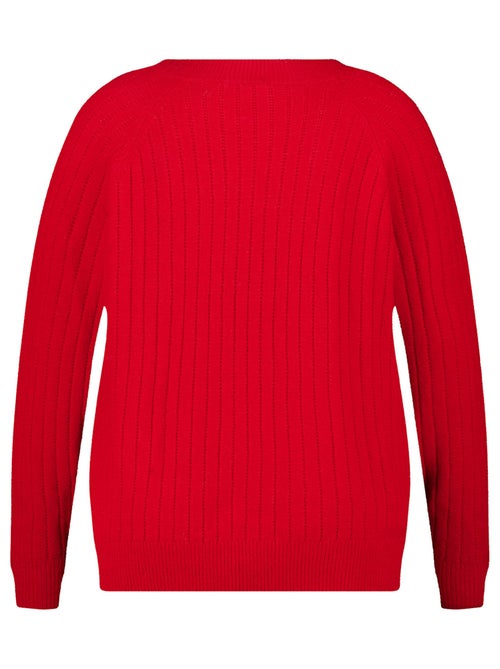 MS MODE Pull Pull finement tricoté avec motif - Kiabi