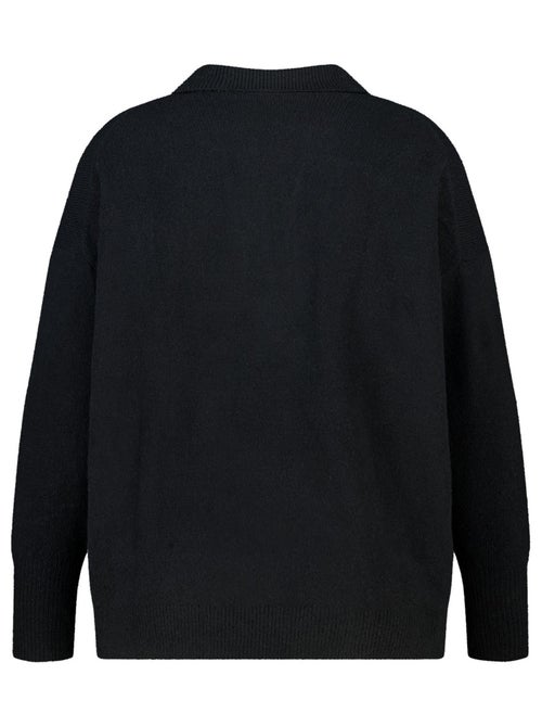 MS MODE Pull Pull polo en maille fine - Kiabi