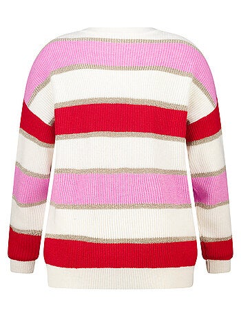MS MODE Pull Pull rayé avec lurex