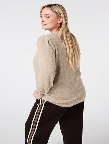 MS MODE Pull Pull tricoté en fil doux