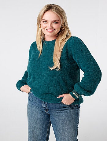 MS MODE Pull Pull tricoté en fil doux