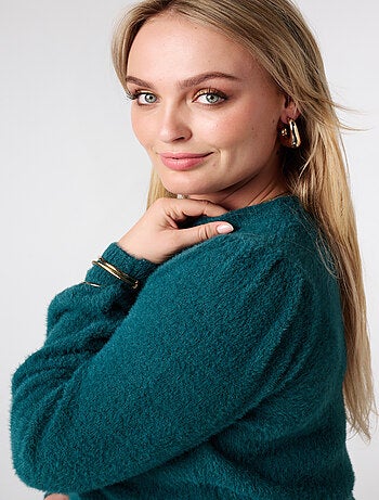 MS MODE Pull Pull tricoté en fil doux