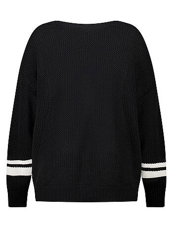 MS MODE Pull Pull universitaire en maille fine