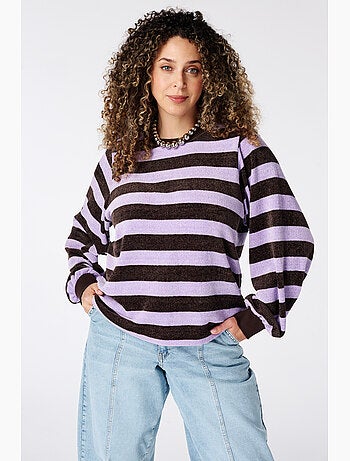 Ms mode pull rayé