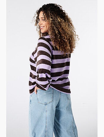Ms mode pull rayé