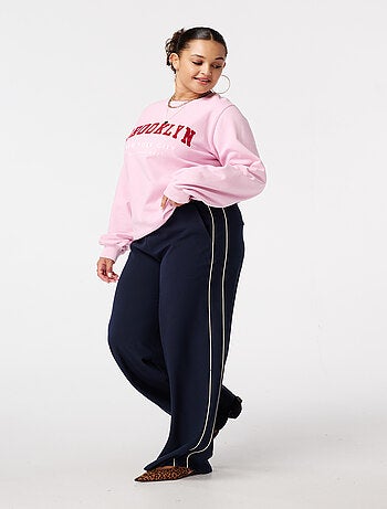 MS MODE Pull Sweat-shirt avec inscription