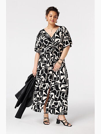 Ms mode robe imprimée