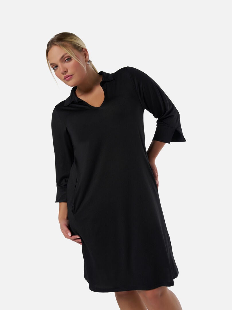 Mit Ms Robe MS MODE Robe Robe à poches - Noir - Kiabi - 44.99€