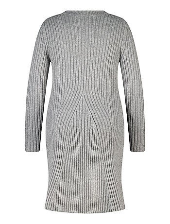 MS MODE Robe Robe ajustée et évasée en maille