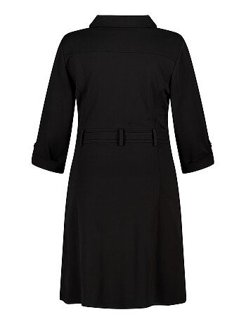 MS MODE Robe Robe avec boutons décoratifs
