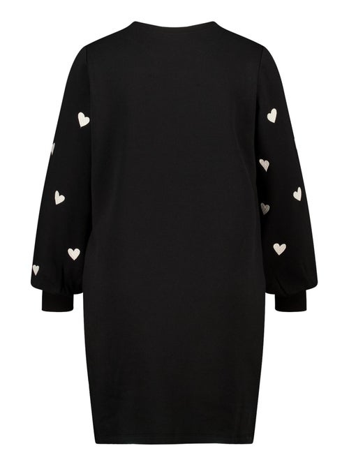 MS MODE Robe Robe avec cœurs fantaisie - Kiabi