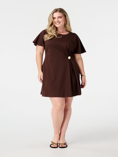 MS MODE Robe Robe avec détail torsadé - Kiabi