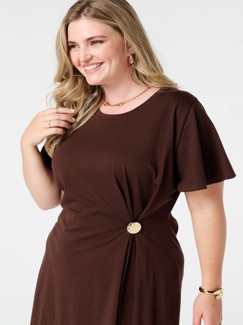 MS MODE Robe Robe avec détail torsadé - Kiabi