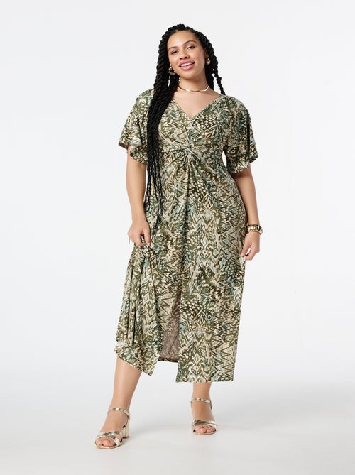 MS MODE Robe Robe avec détail twisté - Kiabi