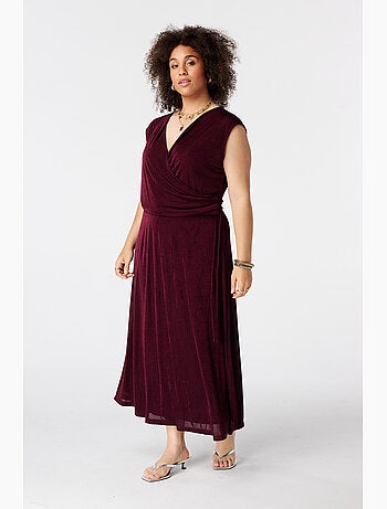 MS MODE Robe Robe avec effet cache cœur