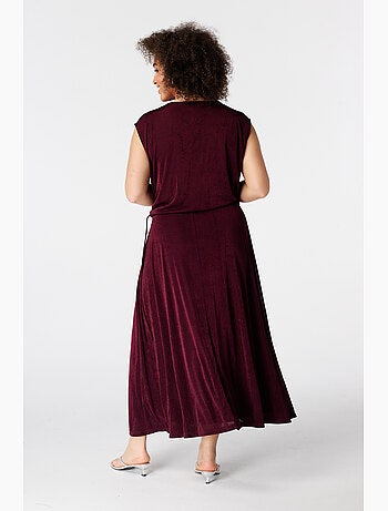 MS MODE Robe Robe avec effet cache cœur
