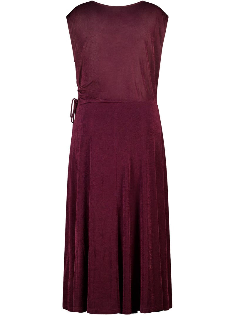 MS MODE Robe Robe avec effet cache cœur Bordeaux - Kiabi